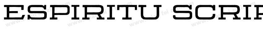 Espiritu Script字体转换